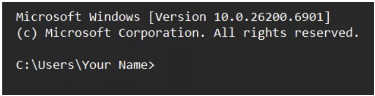 基本的 CMD 命令:主屏幕 基本的 CMD 命令:主屏幕