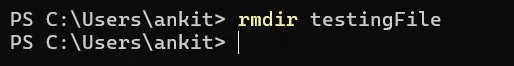 基本的 CMD 命令: rmdir 基本的 CMD 命令: rmdir