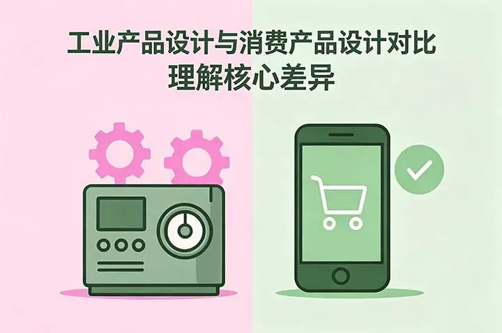 工业产品设计与消费品设计差异,工业设计和消费产品设计区别,工业设备设计要点,消费品外观设计思路