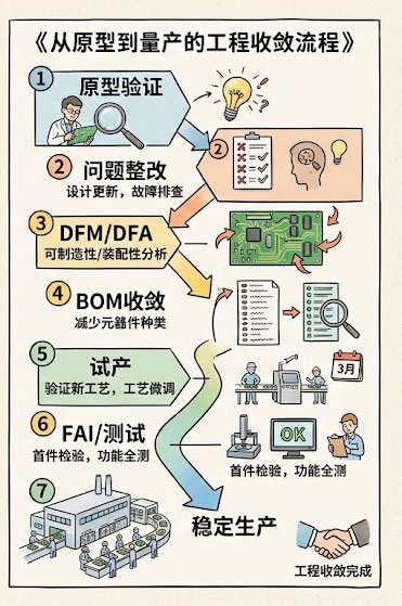 从原型到量产的工程收敛流程 从原型到量产的工程收敛流程