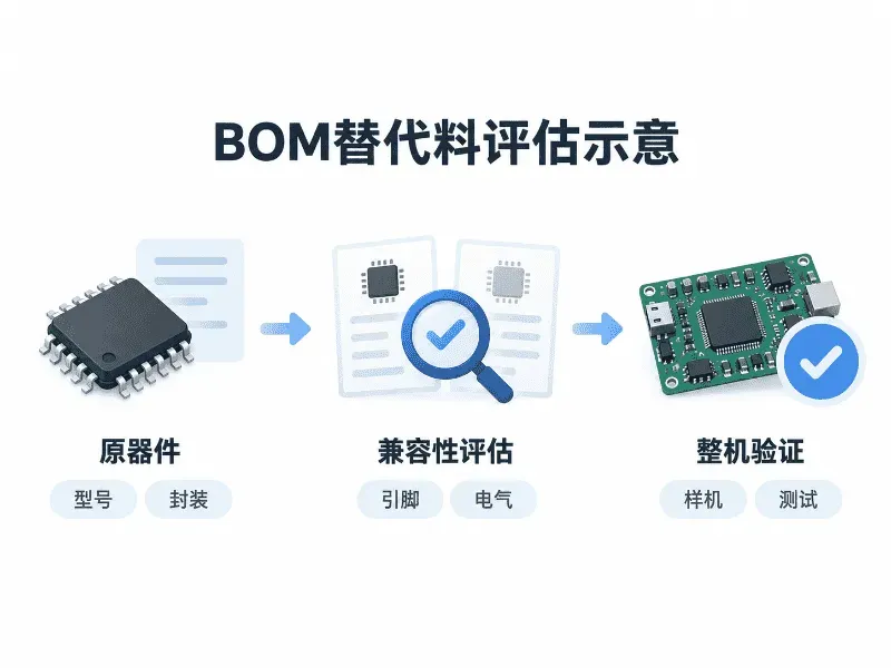 BOM替代料评估示意.webp BOM替代料评估示意.webp