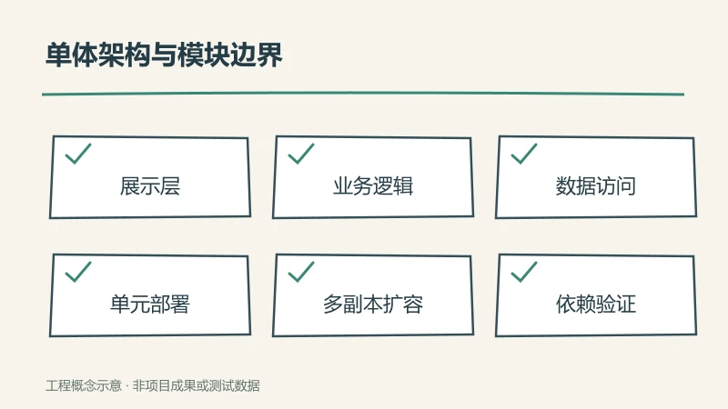 软件中的单体架构是什么？原理到优缺点，一篇讲清楚