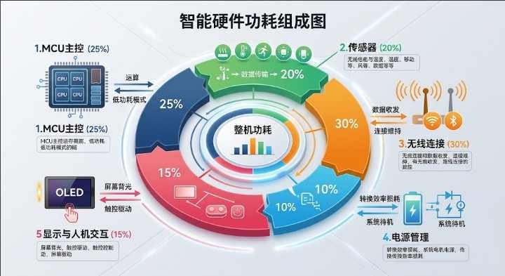 智能硬件功耗组成图 智能硬件功耗组成图